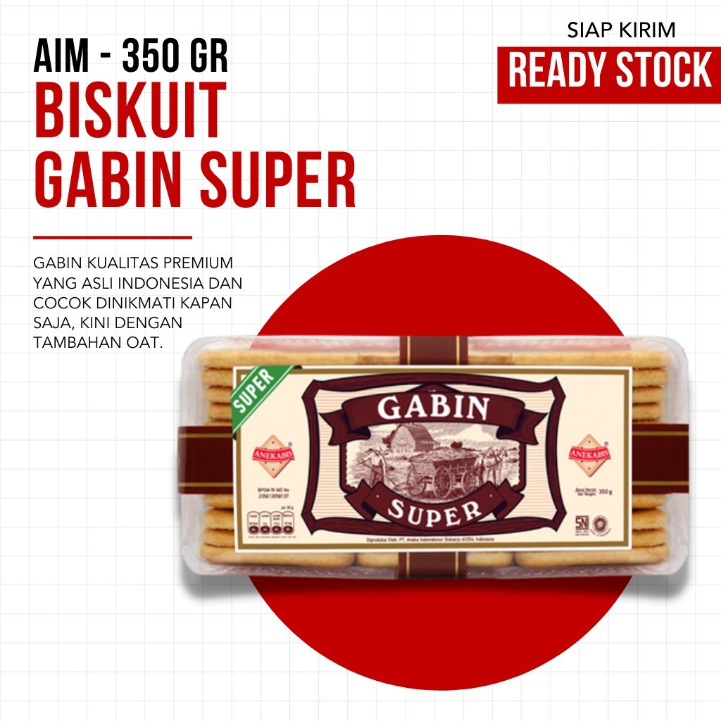 [TERMURAH] AIM BISCUITS - Anekabis Gabin Super 350g