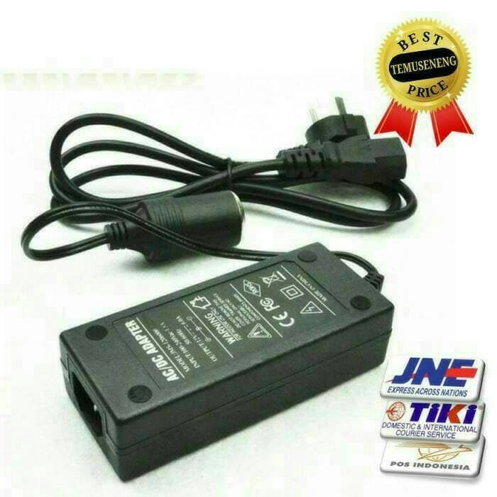 Converter Mini Air Compressor Pompa Ban Mobil Portable Murah Lubang