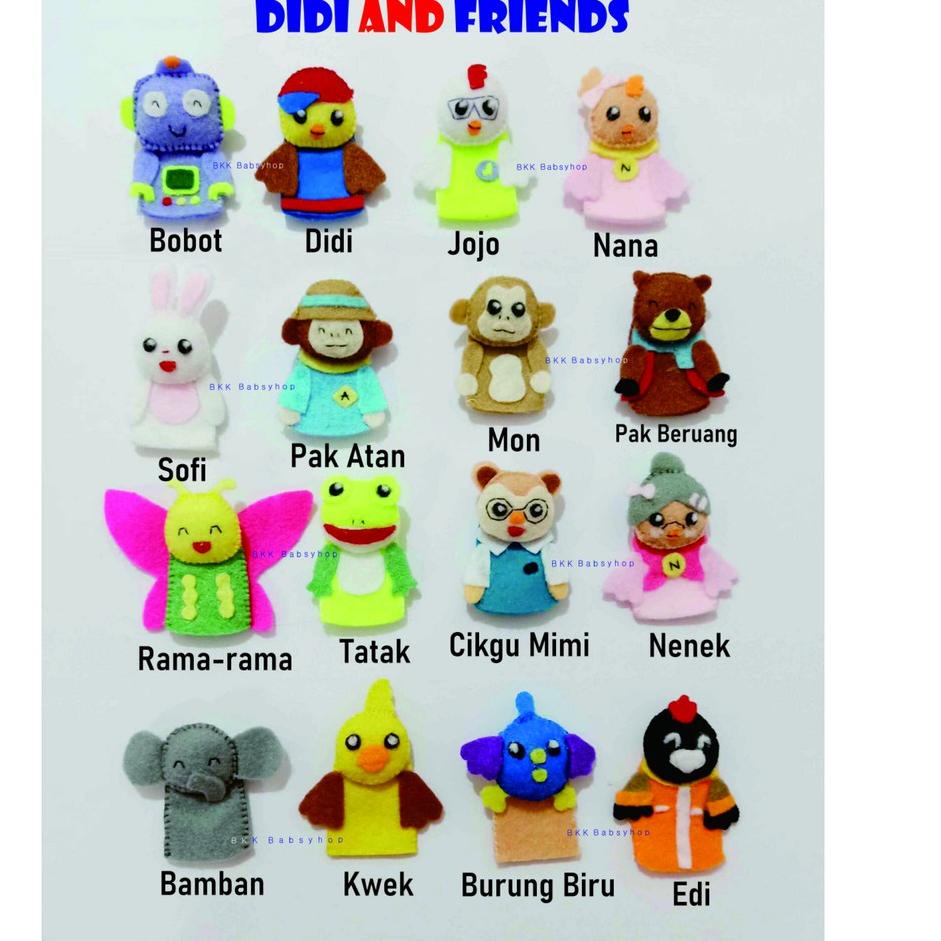 SHOCKING PRICE Boneka Jari Didi and Friends Handmade Ready Mainan Anak