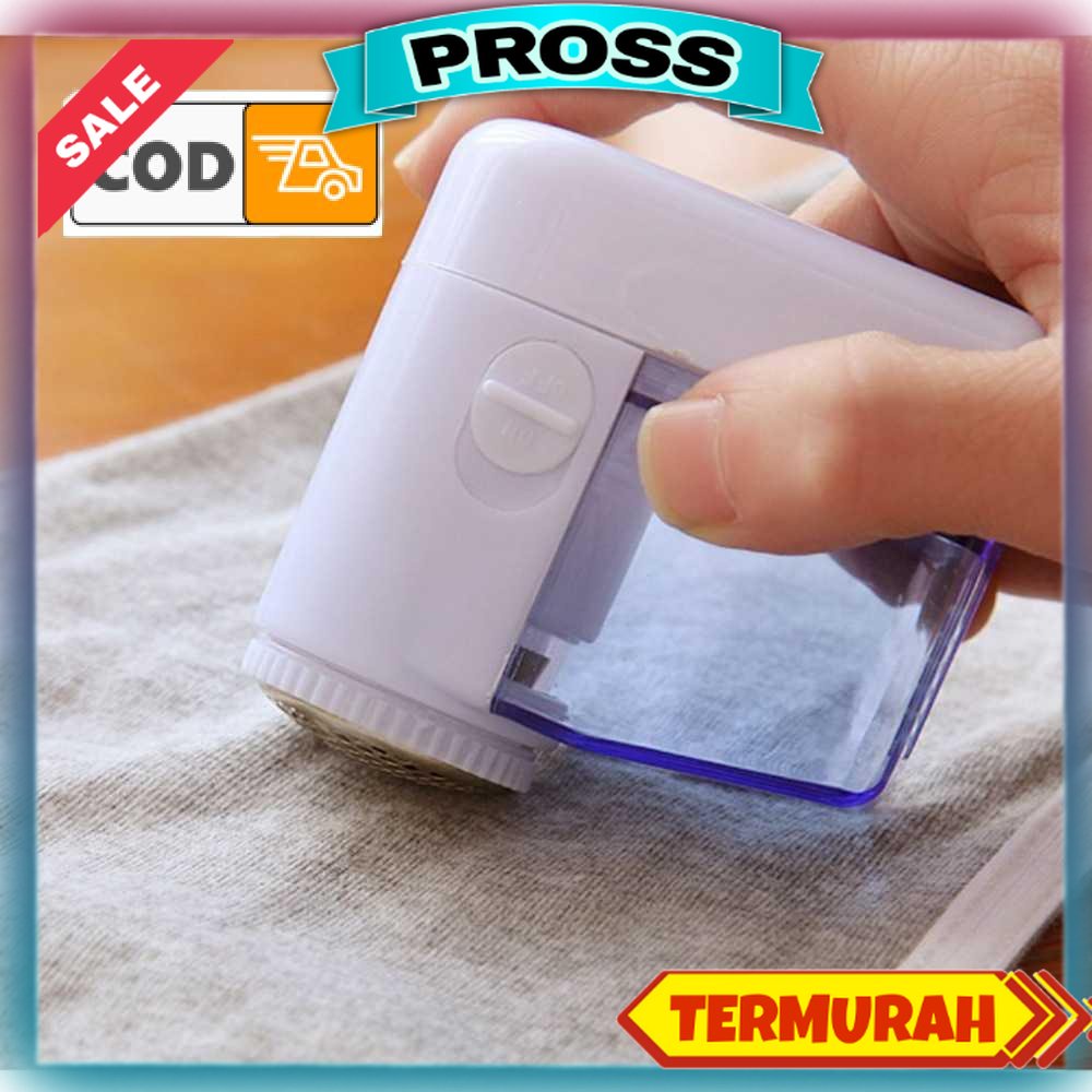 Alat Penghilang Bulu Halus Pakaian Elektrik Portabel Mudah Digunakan Pencukur Serat Kain Baju Mini Kecil Praktis Electric Cloth Fabric Shaver Fuzz Trimmer