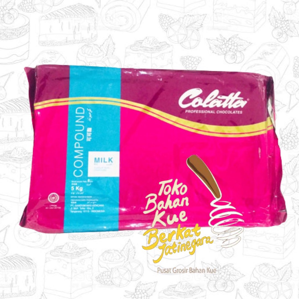 COKLAT BATANG COLATTA MILK 5 KG / MILK COMPOUND COKELAT / CTN ( 20 KG )