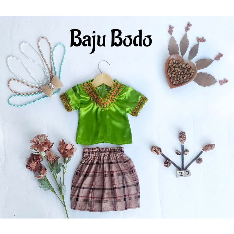 BAJU BODO ANAK /BAJU ADAT BUGIS /BAJU BODO BAYI