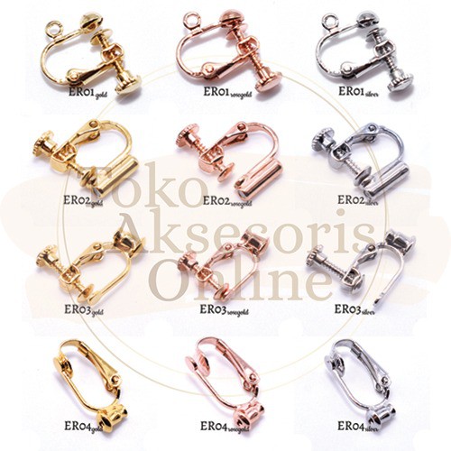 LRC Aksesoris Anting Jepit Ear Clip Converter series (1pc) XEC0