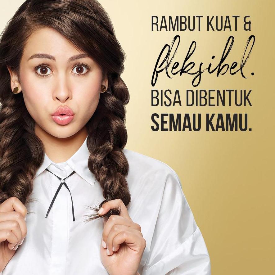 ⅎ Pantene Pro-V Gold Series Smooth & Sleek Shampoo 450ml Paket isi 2 ♠