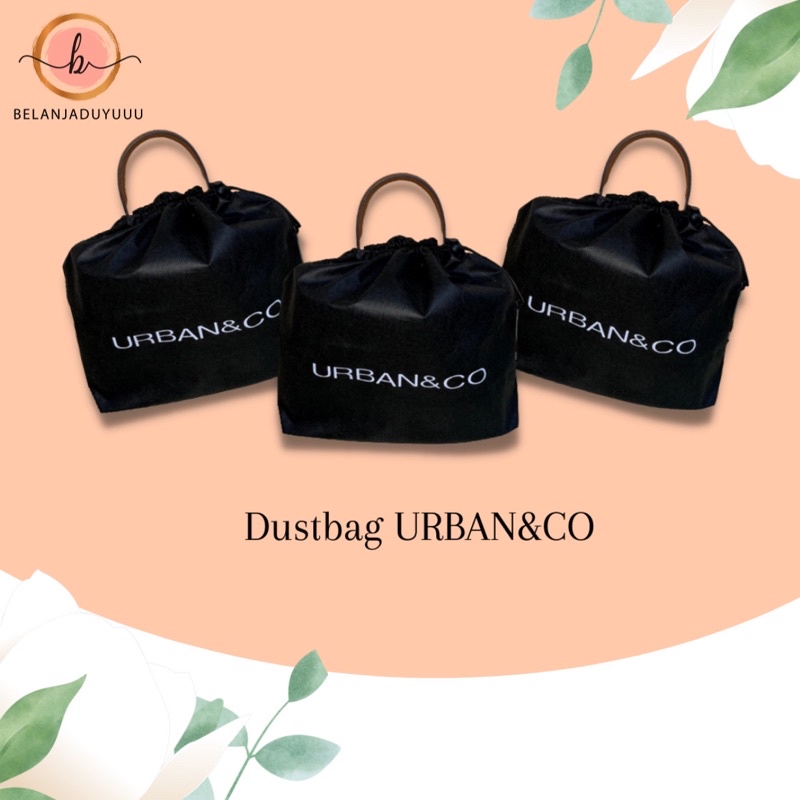 DUSTBAG URBAN&amp;CO Bahan Spounbun Pengganti Sarung Tas Pelindung Debu Serut Dust Bag DB Branded