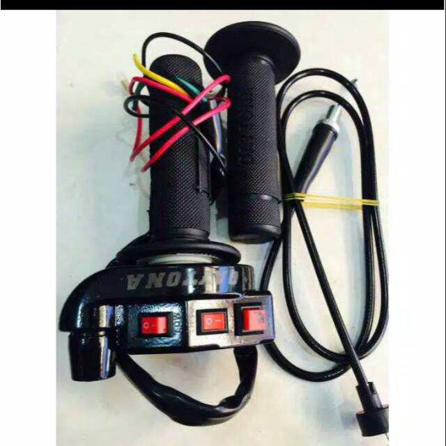 Gas spontan daytona tombol on dan off tombol stater bisa buat motor satria fu jupiter z vega r new