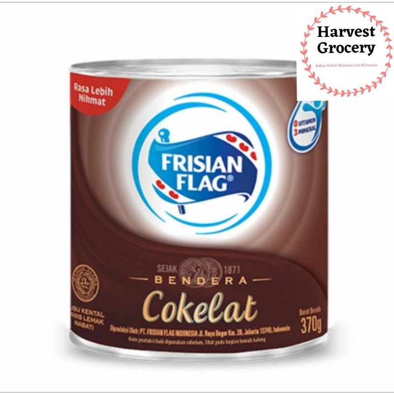 

Frisian Flag Susu Bendera Cokelat 370gr