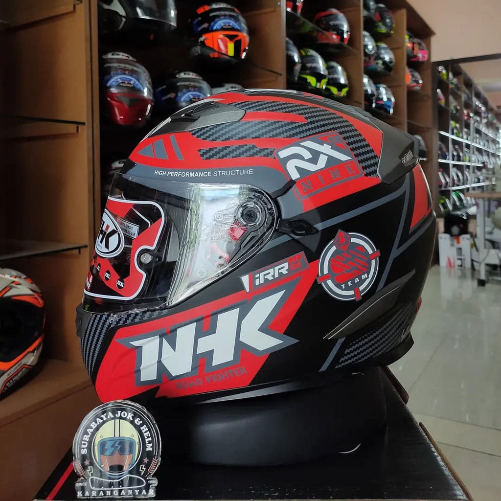 NHK RX9 Racer X red black doff