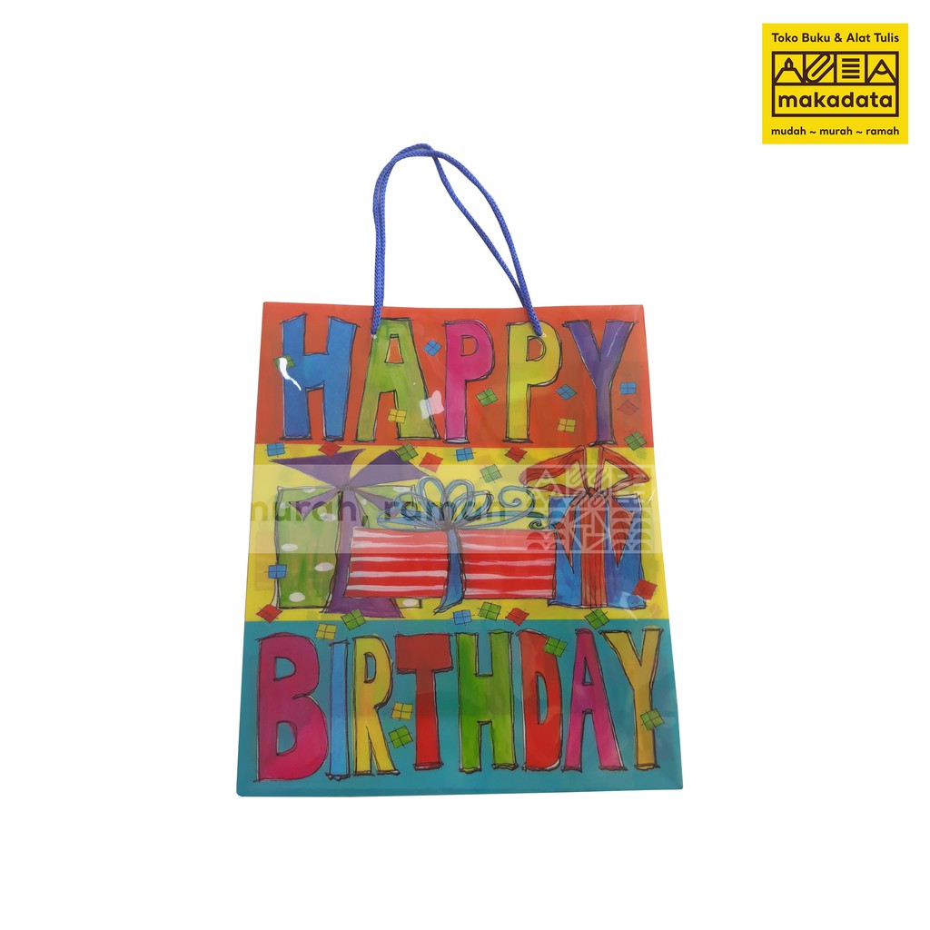 

TAS PLASTIK | SON PLASTIKBAG SOUVENIR ULANG TAHUN MEDIUM 22 X 26 CM