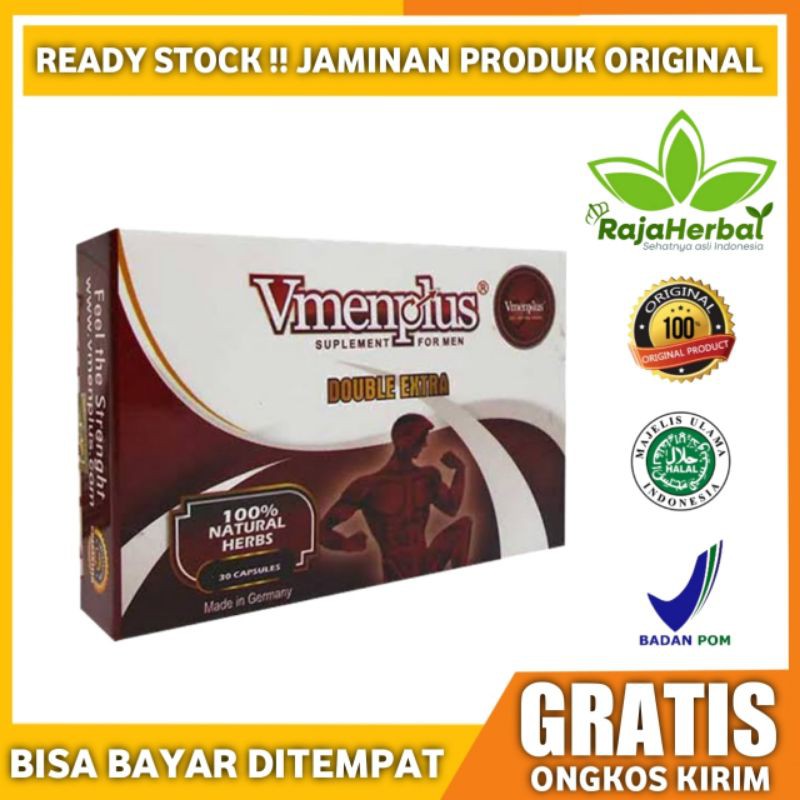VMENPLUS ASLI ORIGINAL SUPLEMEN PENAMBAH STAMINA PRIA - OBAT KUAT PRIA