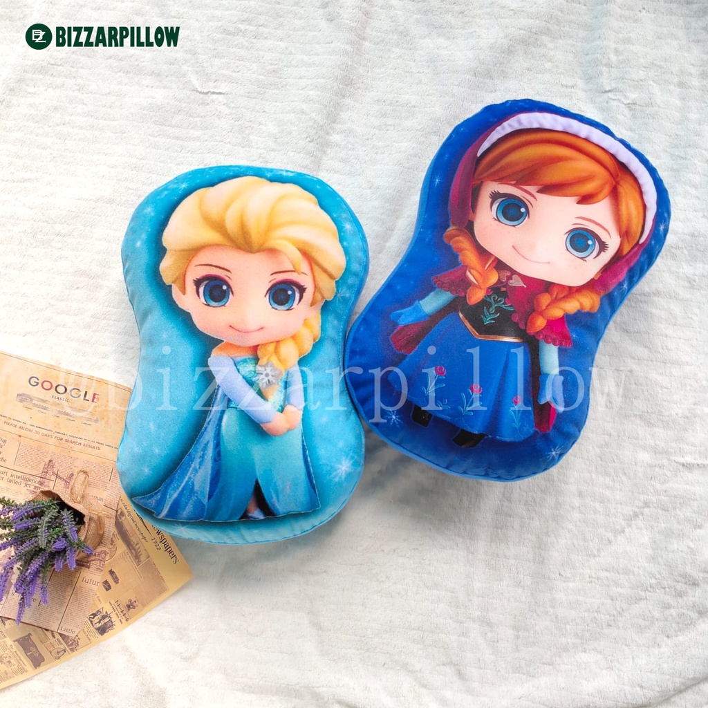 Bizzarpillow Bantal Kapsul Elsa Anna Anna BZ130