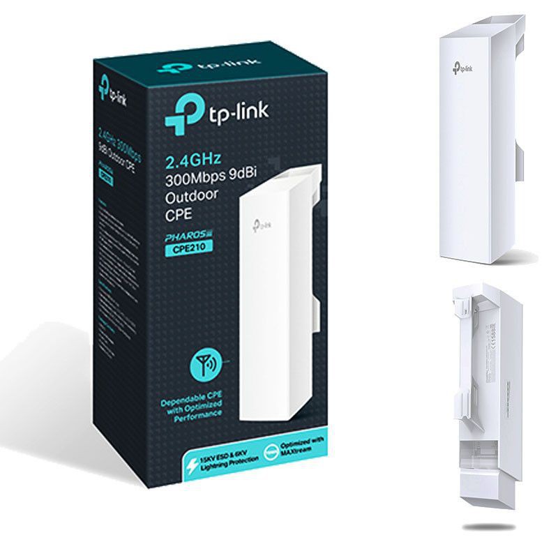 TP-LINK TPLink : TL-CPE210 2.4GHz 300Mbps 9dBi Outdoor CPE ORIGINAL