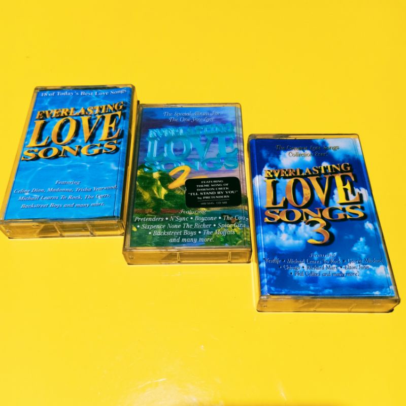 Kaset EVERLASTING LOVE SONGS Part 1 Sampai 3 Dijual Paket