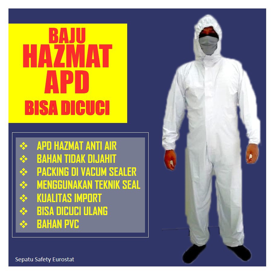  BAJU  HAZMAT APD  BISA DICUCI WASHABLE Shopee Indonesia