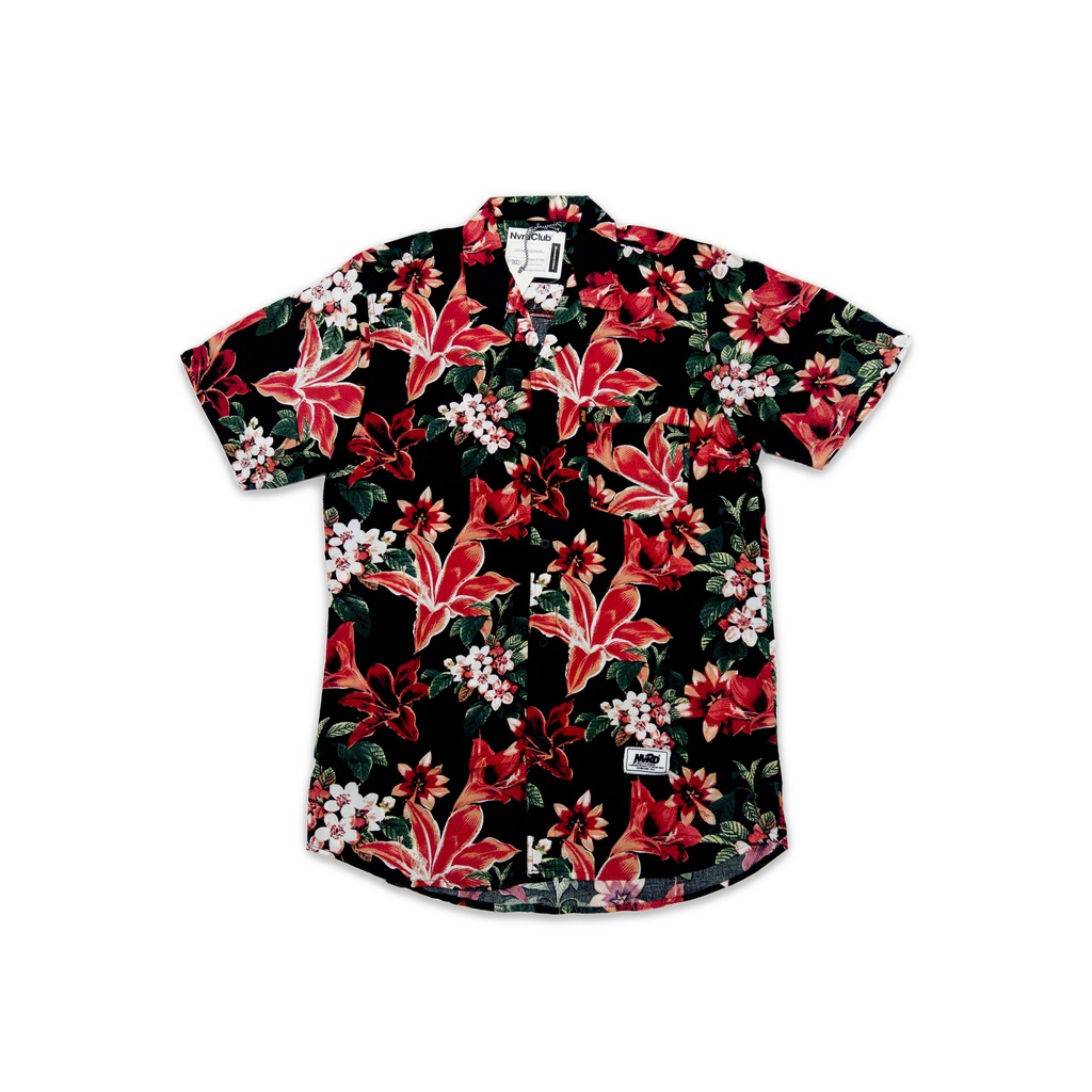 KEMEJA FLORAL NEVERDEAD