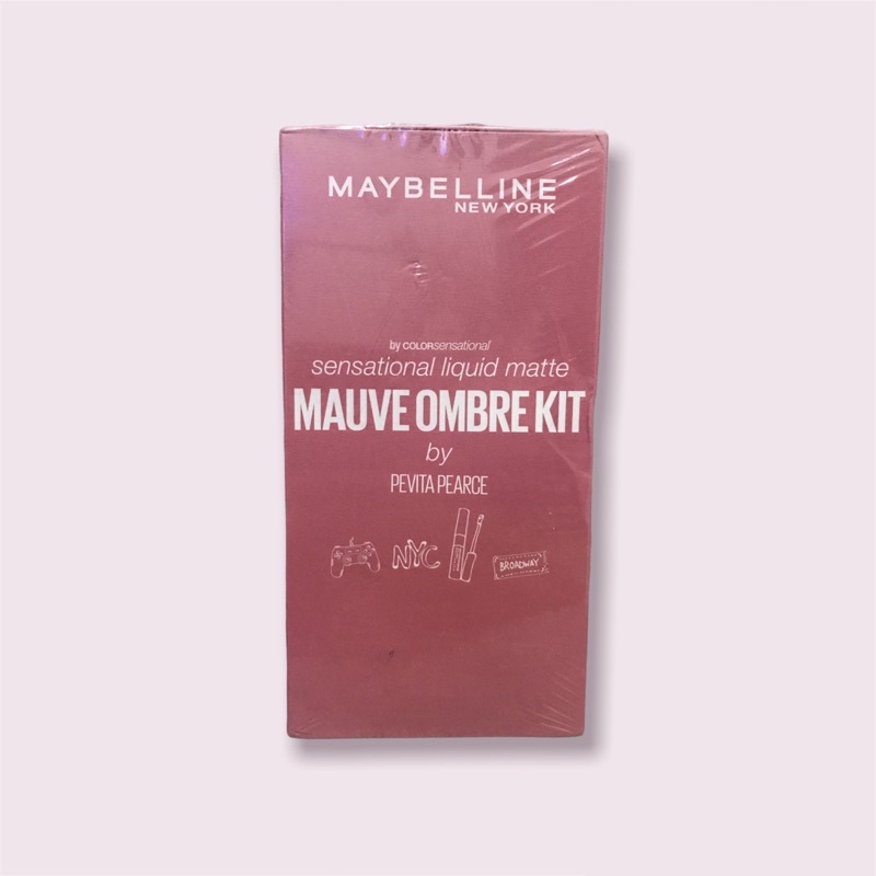 Maybelline Sensational Liquid Matte Ombre Kit by Pevita Pearce - Mauve