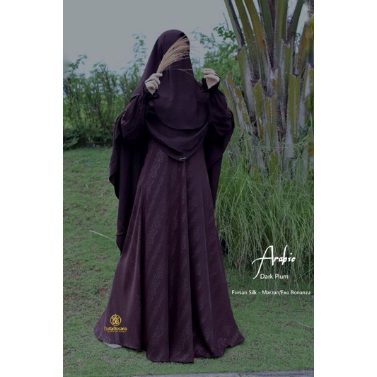 Gamis Arabic Fursan by Duta Busana Khimar Marzan & Soft Lexus