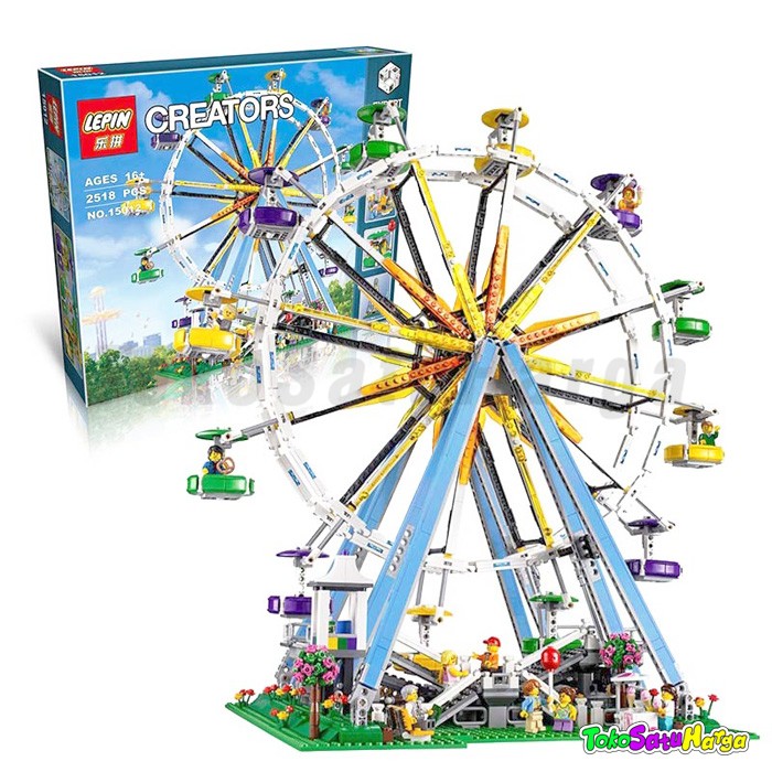 Brick Lepin 15012 City Street Creator Ferris Wheel - Good QC