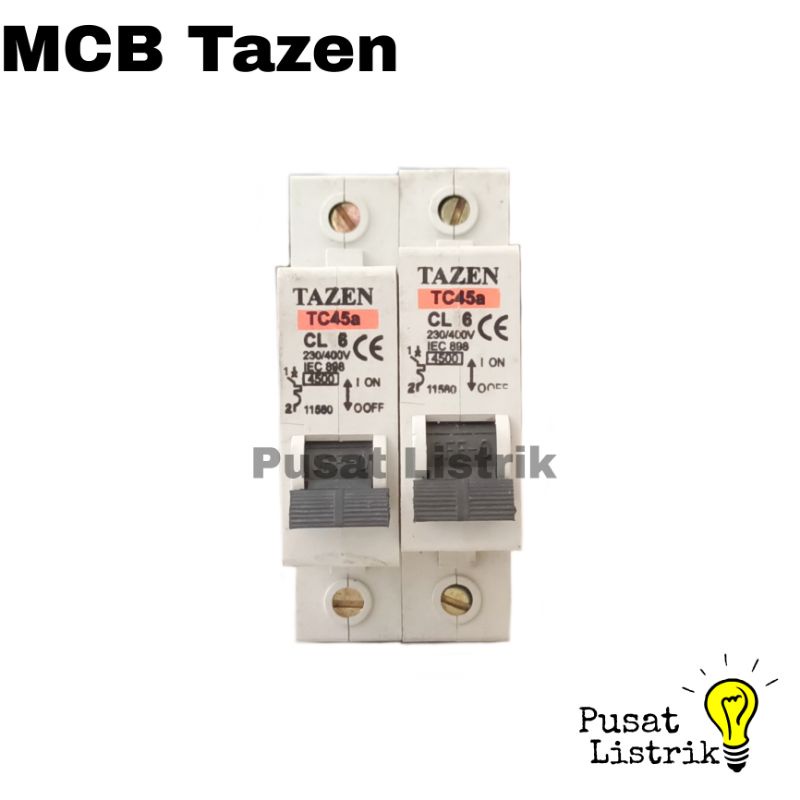 MCB 1Phase Pemutus Arus Listrik Murah Miniature Circuit Breaker (MCB) Bagus