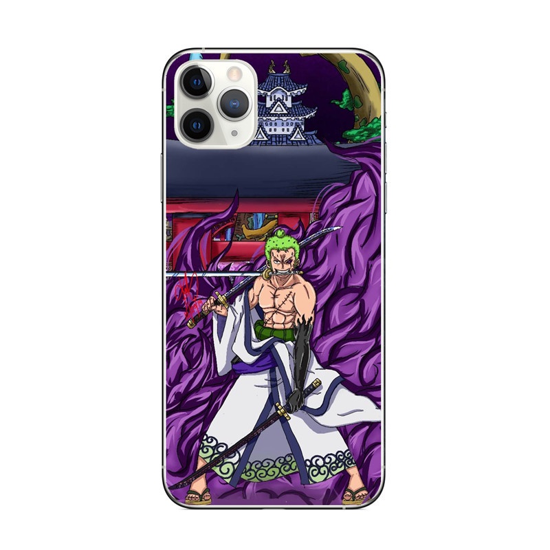 Soft Case Pelindung Motif One Piece Luffy Untuk Apple IPhone X 13 Pro Max XR12 11