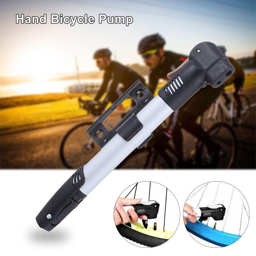 Populer Pompa Sepeda Tangan MTB Alat Dengan Holder Sport Peralatan Ban Paduan Aluminium Bola Tire Inflator