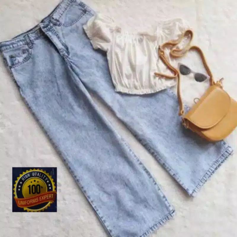 jeans kulot sakira jeans kulot boyfren size 27 28 29 30