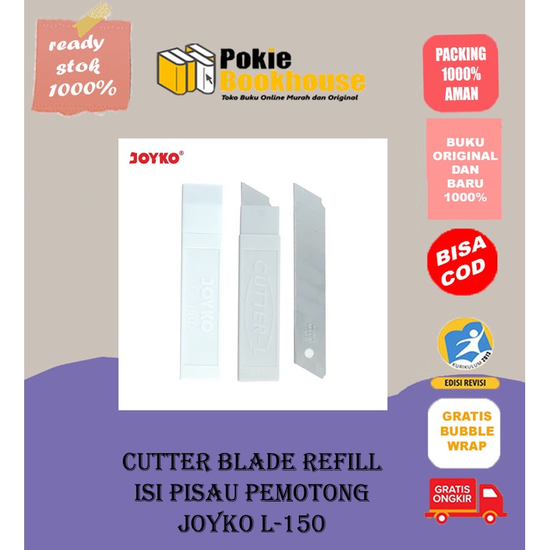 

BEST SELLER Cutter Blade Refill Isi Pisau Pemotong Joyko L-150 1 Tube 5 Pcs