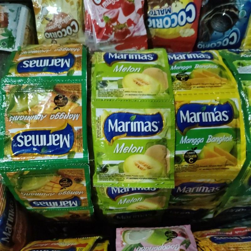 minuman serbuk instan rentengan teh sisri