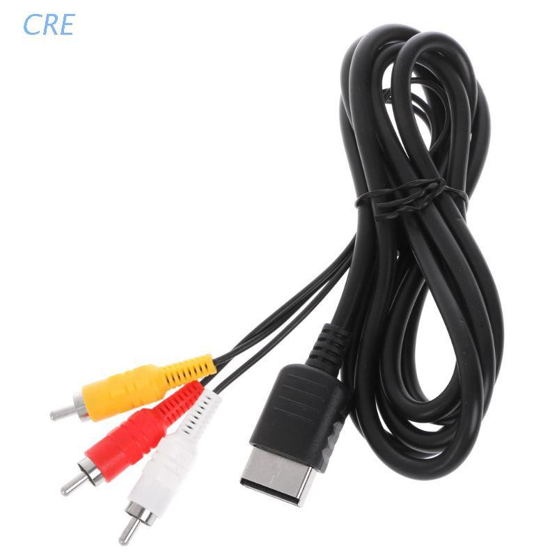 CRE  1.8M/6FT RCA Audio Video AV Stereo Composite Adapter Cable For Sega Dreamcast