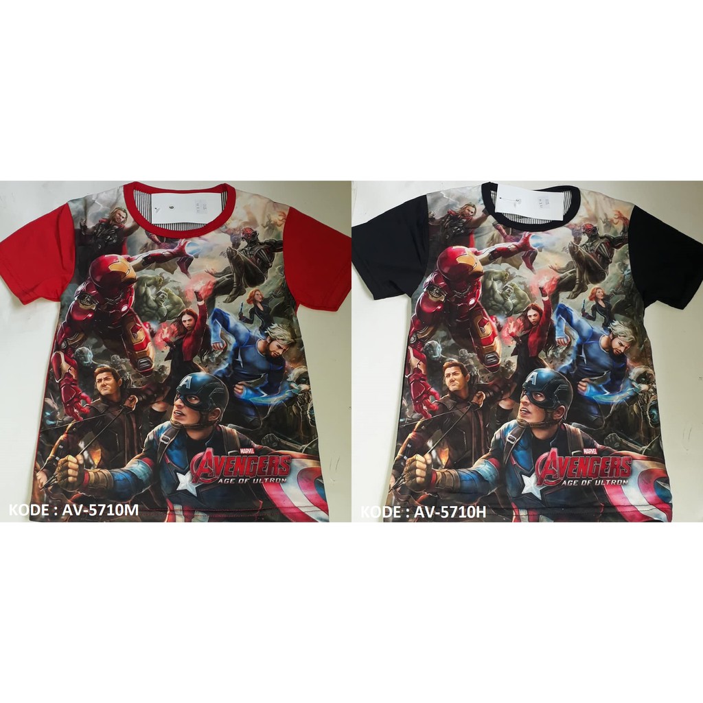  Kaos  Anak  Laki Laki Merk  Furo  Avengers Shopee Indonesia