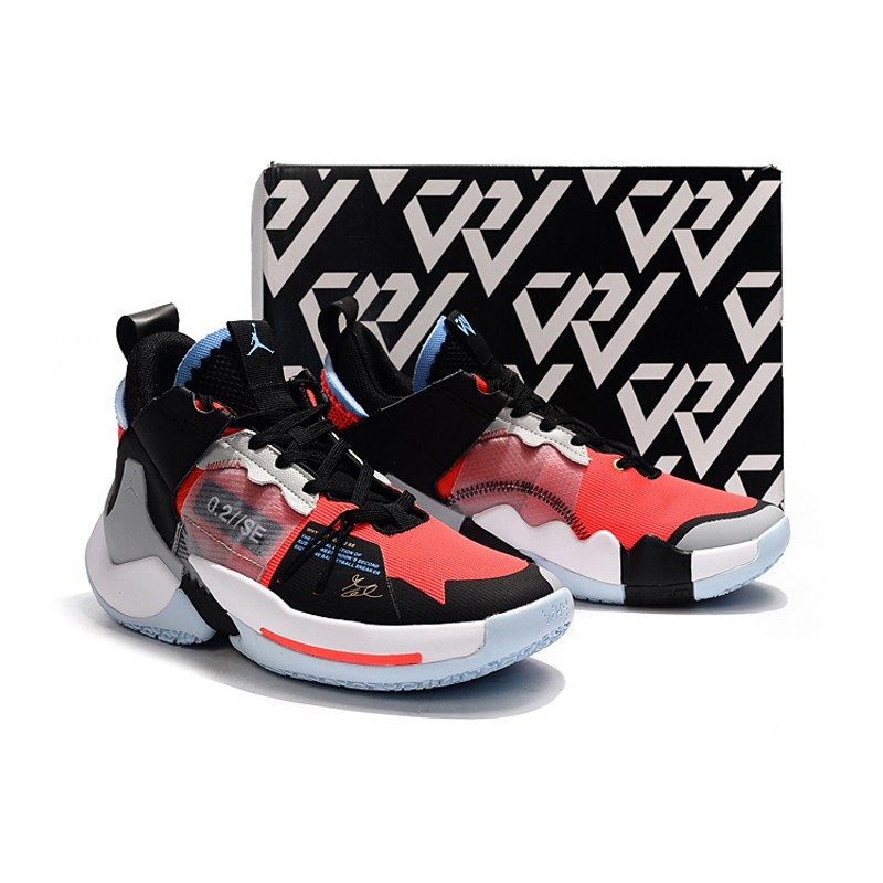 Air Jordan Why Not Zero 2.0 Special Edition SE Red Orbit Sepatu Basket Olahraga