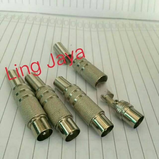 Jual Jack Jek Jak Antena Tv Besi Cowo Jek Antena Tv Male Colokan Antena Tv Besi Cowo Shopee