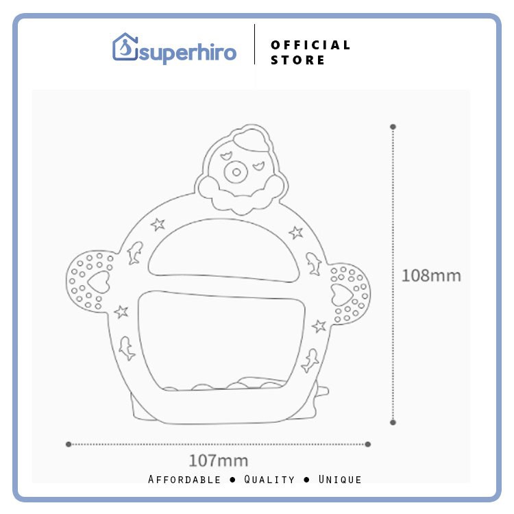 WRISTBAND TEETHER GIGITAN ANAK / BAYI SILIKON BPA FREE