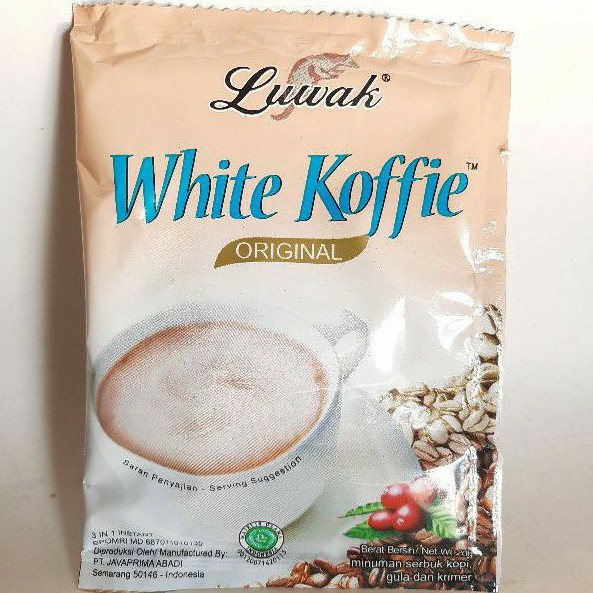 

luwak white coffee sachet