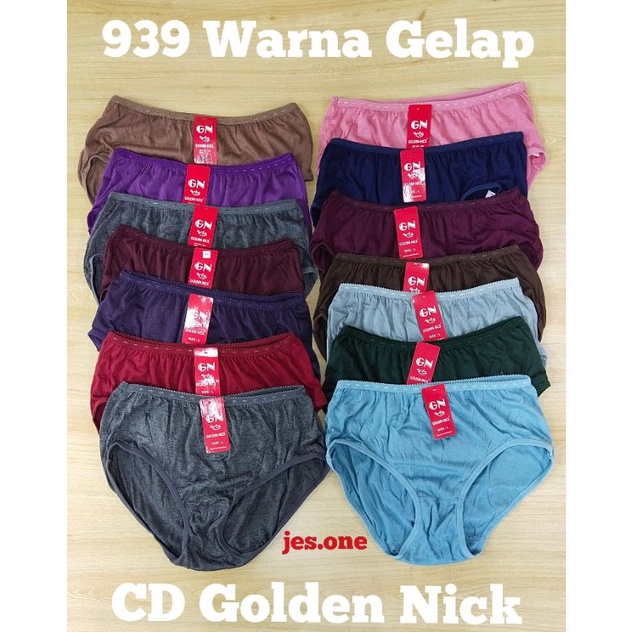 PILIH WARNA CELANA DALAM WANITA GOLDEN NICK Model 937 &amp; 939 / CD GN 937 &amp; 939