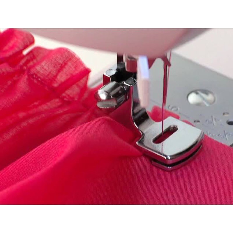 SEPATU KERUT Mesin Jahit Portable / Sepatu Rempel / Gathering Presser Foot / Sepatu lipit / Membuat Kerutan