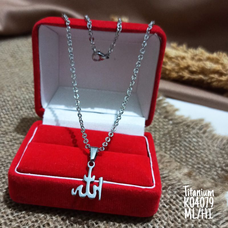 Kalung Titanium Lafadz gold/Silver K04079