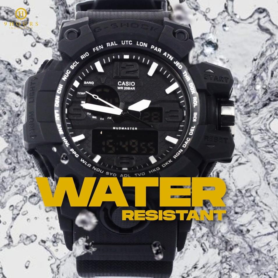 Keluaran Terbaru.. Jam Tangan Pria Casio G Shock WR20BAR Water & Shock Resistant Digital Hitam By 9 