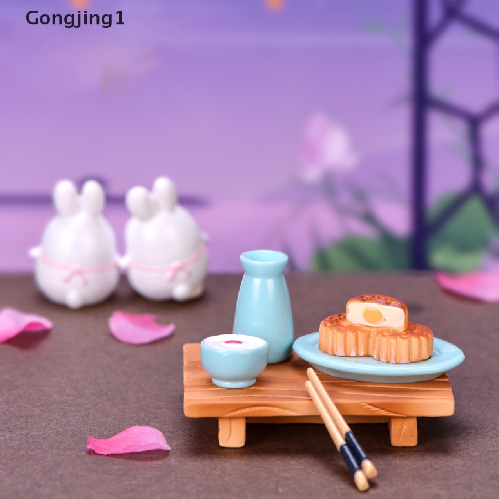 Gongjing1 Miniatur Kelinci Untuk Dekorasi Taman / Festival Musim Gugur