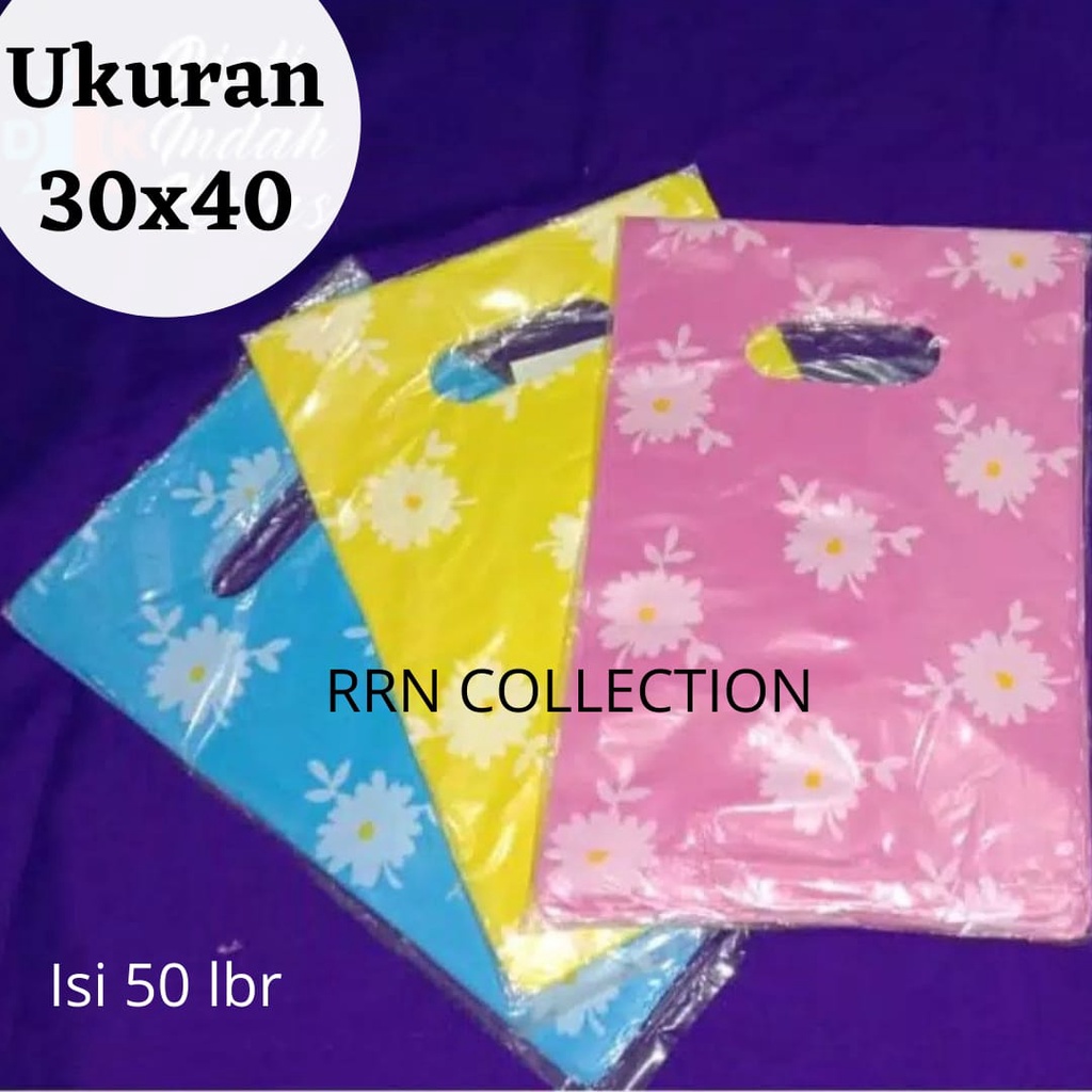 Plastik Packing motif bunga ukuran 30x40 isi 50 lmb/Plastik HD motif bunga plastik olshop/PLASTIK HD PLONG MOTIF BUNGA PACKING OLSHOP/Plastik Olshop Kharisma HD Oval Pound Motif/plastik packing bunga daisy warna murah