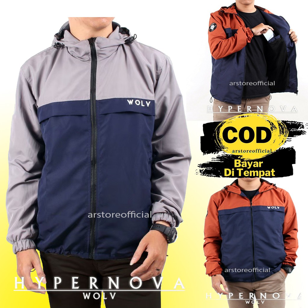 Jaket Outdoor Hypernova Original Wolv Terbaru M L XL