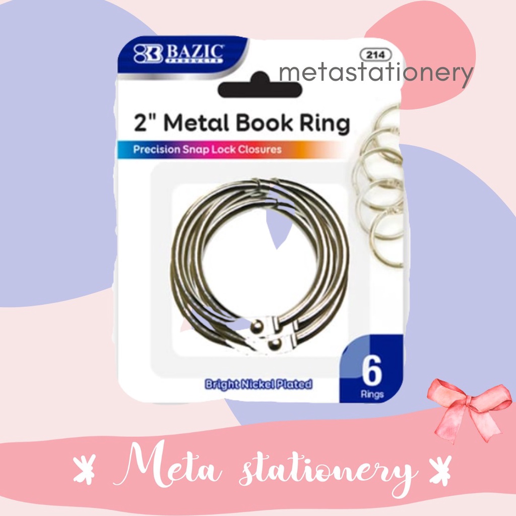 

Ring Buku / Metal Ring Book 2 inch Bazic