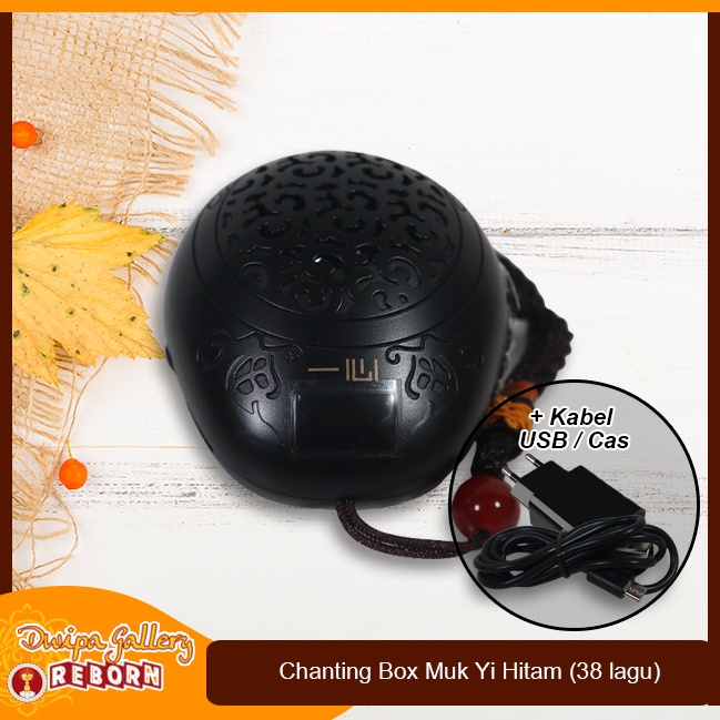 Radio Pemutar Sembahyang Buddha / Chanting Box Mu Yi Hitam 35 Lagu