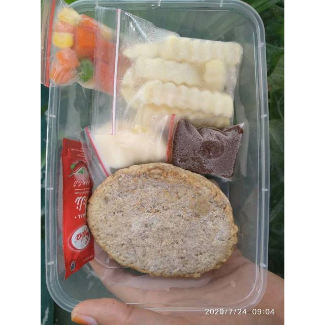 

Steak frozen