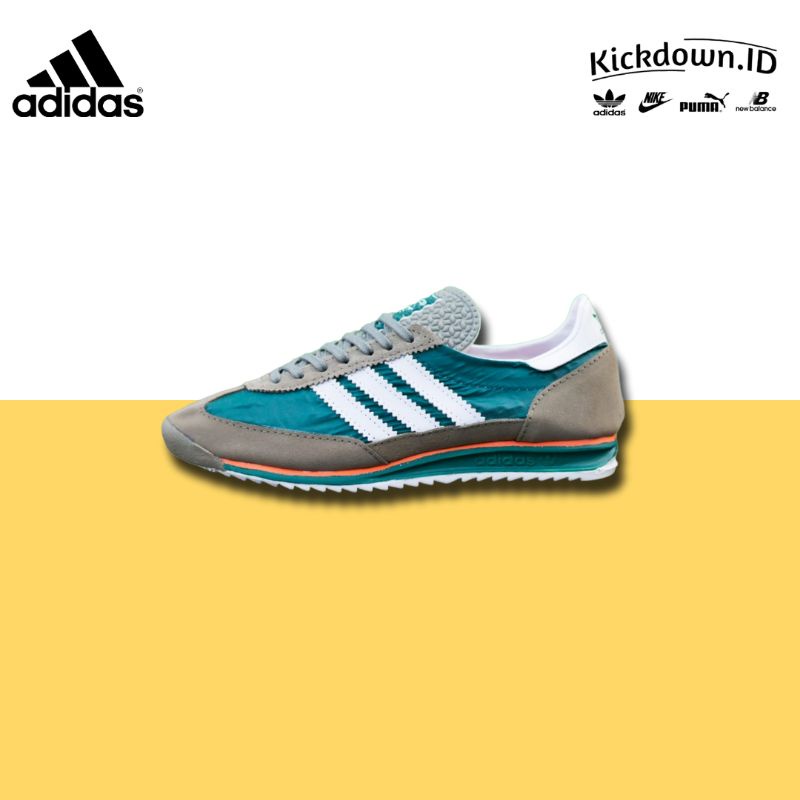 Adidas SL 72 Vintage Olive Green White Original BNWB BNIB / Sepatu Pria Premium Original / Sepatu Ad