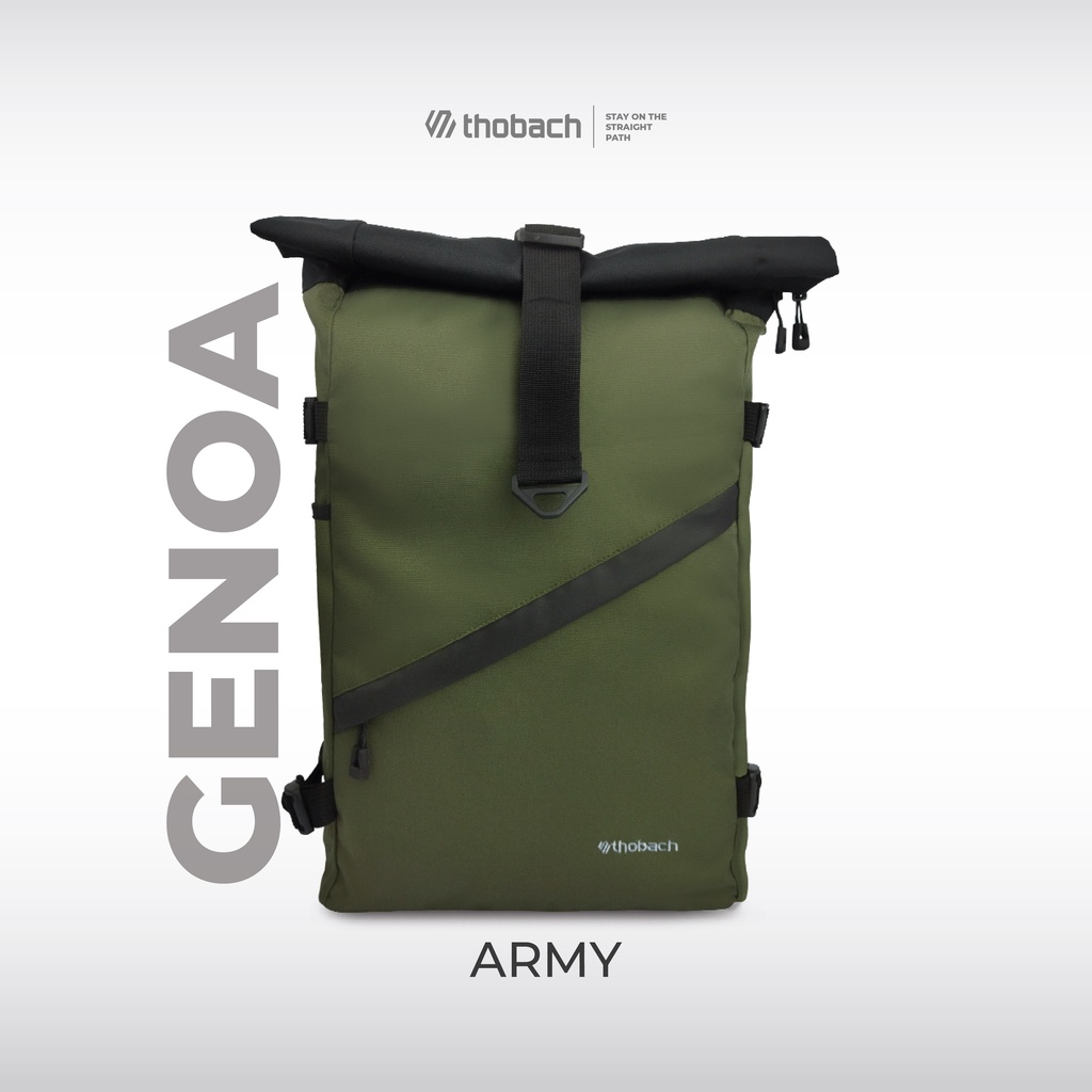 THOBACH - BACKPACK WATERPOOF GENOA RANSEL PREMIUM PRIA WANITA TAS SEKOLAH TAS KULIAH OUTDOOR