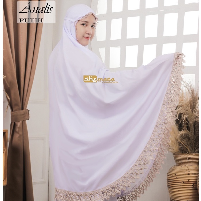 Mukena Dewasa Katun Premium Renda Mewah by SheMara - AnalisSeries