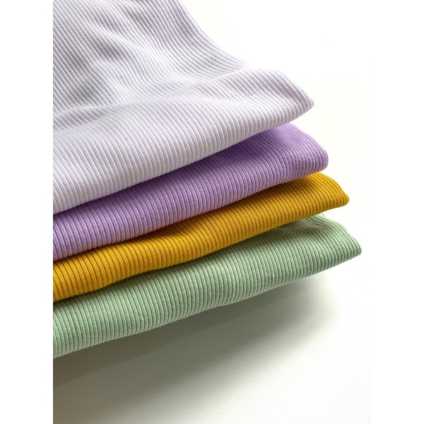 READYBASIC - BAJU KAOS LENGAN PANJANG BAHAN RIBB POLOS