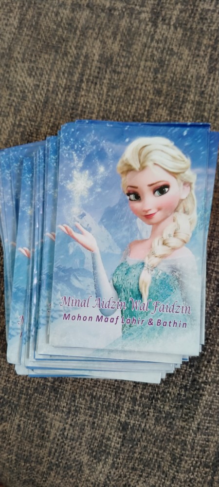 Amplop Lebaran Karakter Isi 10 Angpao Hari Raya Idul Fitri Thr Anak