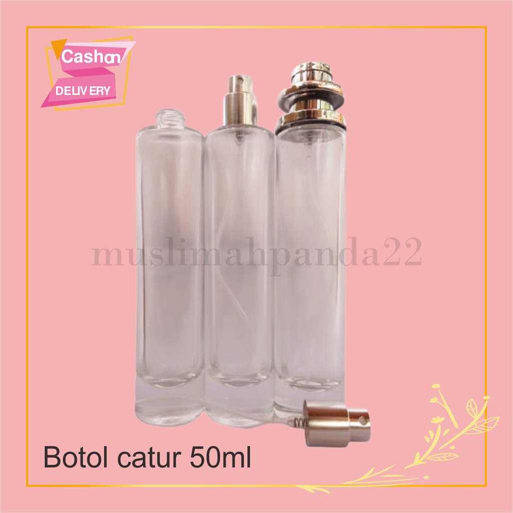 Botol Kaca Catur Drat 50ML